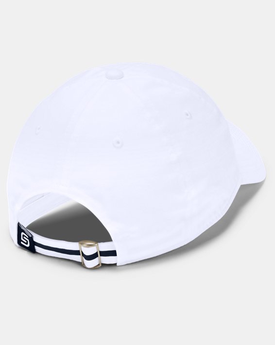 Men's UA Jordan Spieth Washed Cotton Cap, White, pdpMainDesktop image number 1